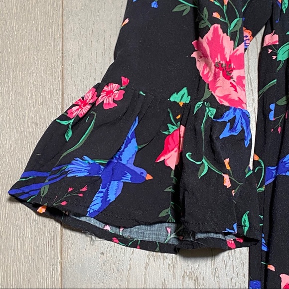 Old Navy Black Floral Shift Dress - Picture 2 of 9